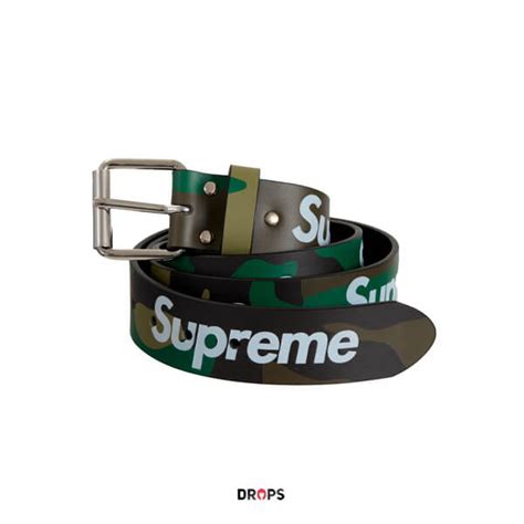 supreme woodland camo belt